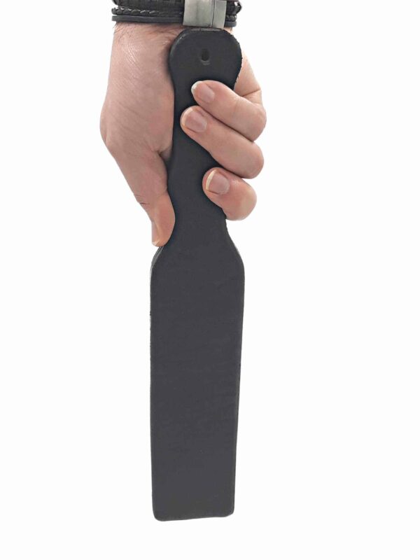 Leather black paddle4