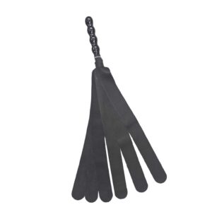 Six-Tail Whip, Black, Leather Backstrap