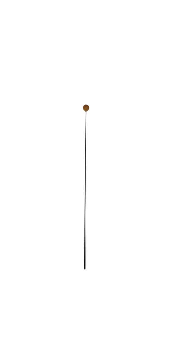 Black carbon fiber BDSM cane splitting into four mini canes at the bottom on a white background