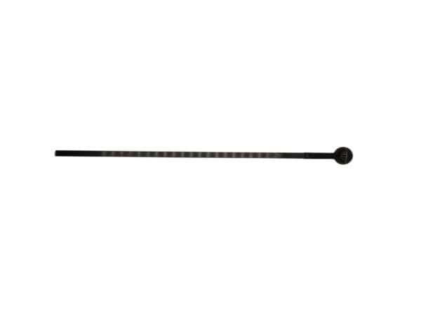 Black Carbon Fiber BDSM Discipline Paddle positioned horizontially on a white background