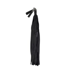 Moose Hide Leather Flogger, w/Fingerloops, 1/2" Falls